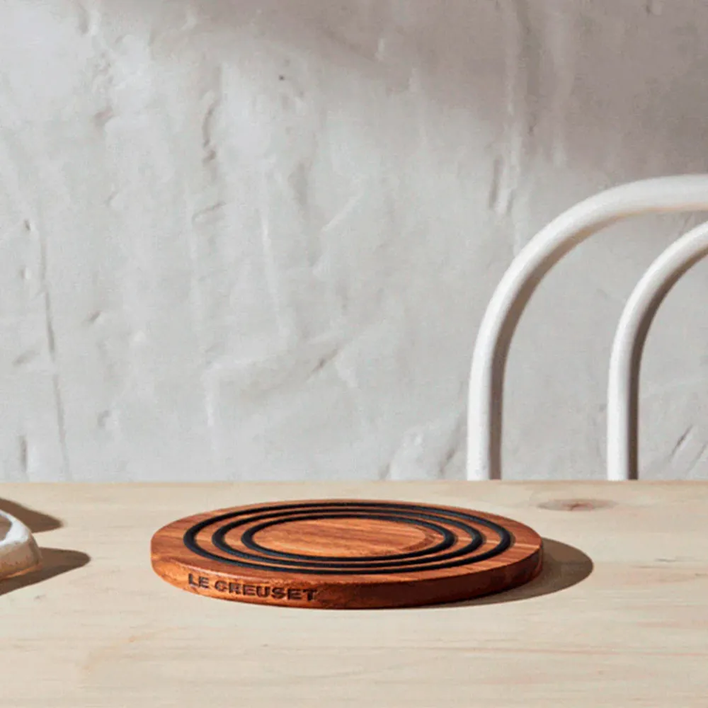 Sottopentola magnetico legno Le Creuset