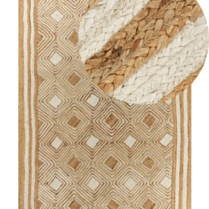 Jute Area Rug 160 x 230 cm Panna MENGEN