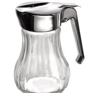 Versatore versatile APS Ø 8 cm altezza: 125 cm 250 ml contenitore vetro coperchio vite acciaio inossidabile e ABS 40488