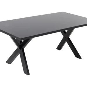 Dining Table 180 x 100 cm Nero puro LISALA