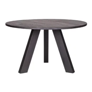 Sottobicchieri Tavolo legno nero Rhonda Woood - 129cm