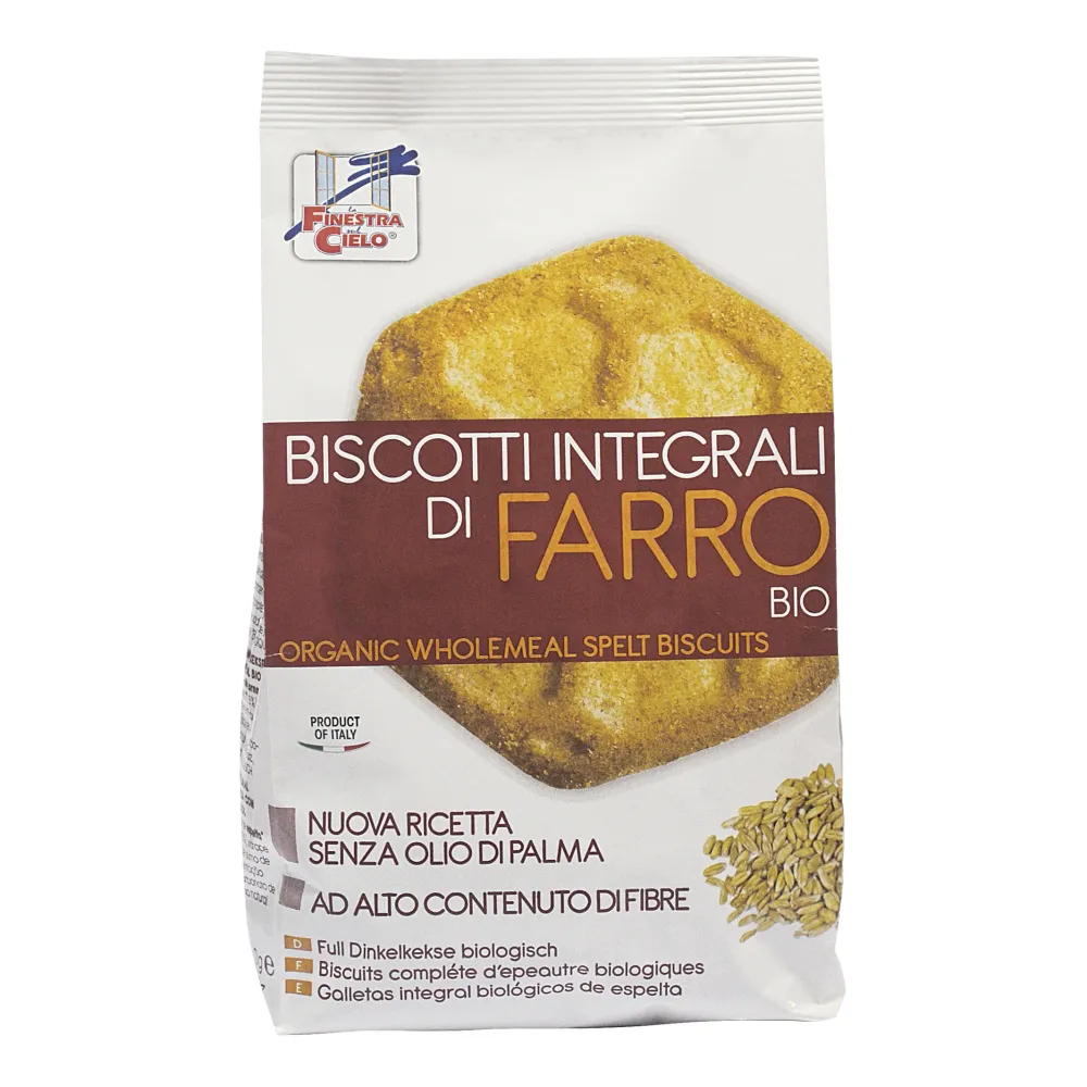 FINESTRA SUL CIELO Biscotti Integr.Farro 400g