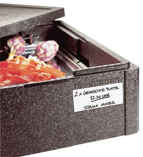 Vassoio APS GN 1/1 design 2 53 x 325 cm altezza pratico 4 cm acciaio inossidabile 18/10 saldamente avvitato maniglie croma...
