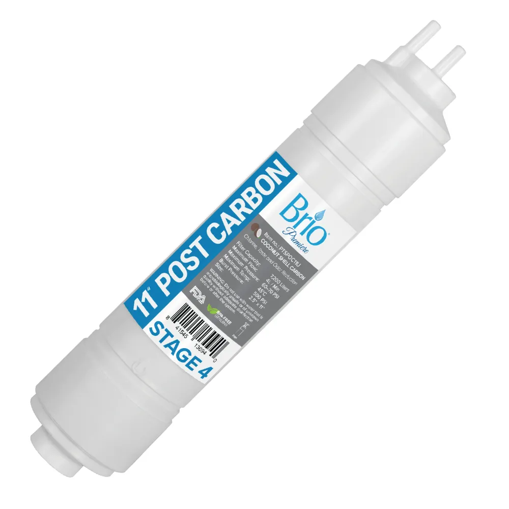 Brio Premiere 5 Micron Inline U-Type Coconut Shell G..C Filter, 11"