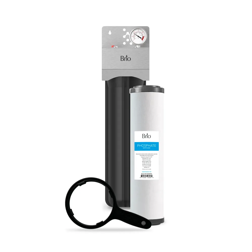 Brio Unico Stage Whole House Filtration System - 20" Anti-Scale