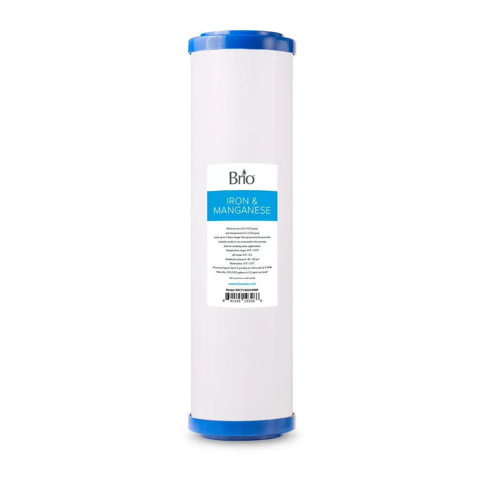 Brio Whole House 20" Ferro & Manganese Filter