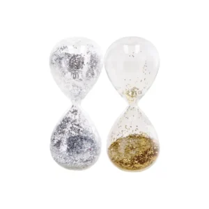 Clessidra vetro d.6,5xh16cm, 2 assortimenti di colore