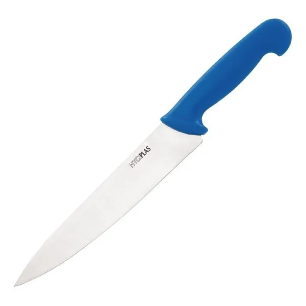 Coltello cuoco Hygiplas 25cm blu C850