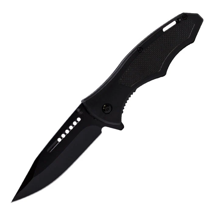 Perucci - 9" Black & White Monster Pieno Foldable Pocket Knife