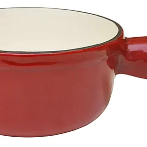 Accessori per linea di formaggio Heidi Caquelon ghisa rosso/bianco Ø 15 cm