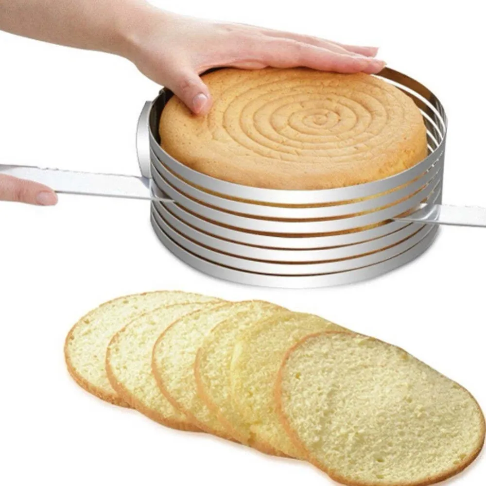 Affettatorte Taglia Affetta Torta Regolabile Da 16 20 Cm Stampo Anello Acciaio