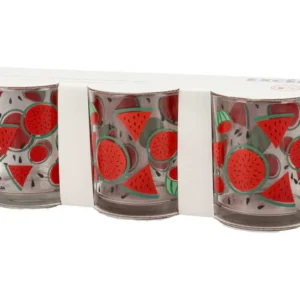 Bicchiere acqua colorato 3pz 25cl