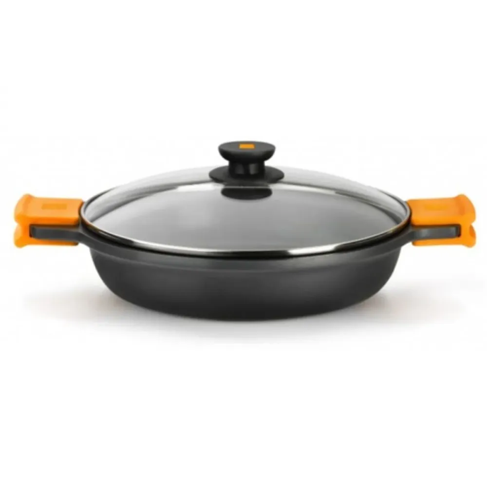 Casseruola BRA A270524 Nero Ø 24 cm 5 L 2,3 L
