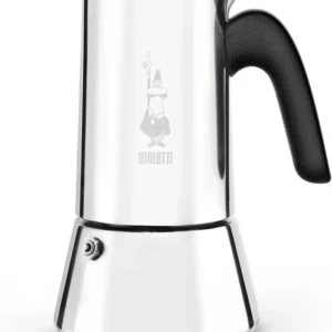 Caffettiera Venus 2 Tazze Acciaio Inox Caffè Espresso Manico Ergonomico E Valvola Di Sicurezza Bialetti
