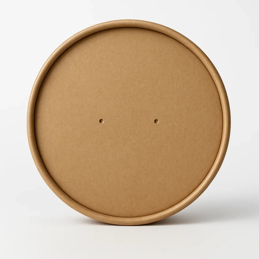 Coperchi carta per contenitori per zuppe da 350 ml