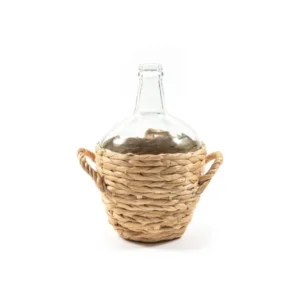Damigiana vetro con cestino banano country 27x17 cm - M Home