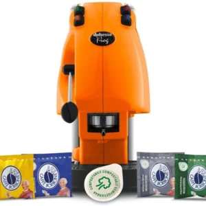 DIDIESSE FROG REVOLUTION BASE ARANCIO MACCHINA DA CAFFÈ CIALDE 44MM ESPRESSO