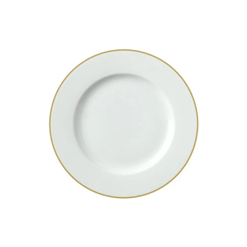 Filo Oro - linea Athena - Piatto piano cm.28 (set da 6 pezzi) - Porcellana - Royal Porcelain