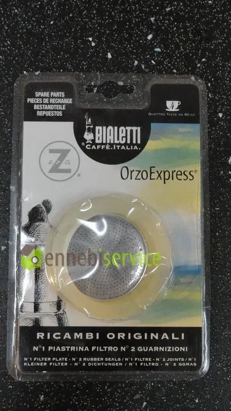 Guarnizione +piatto moka zera-orzo express 4tz Bialetti