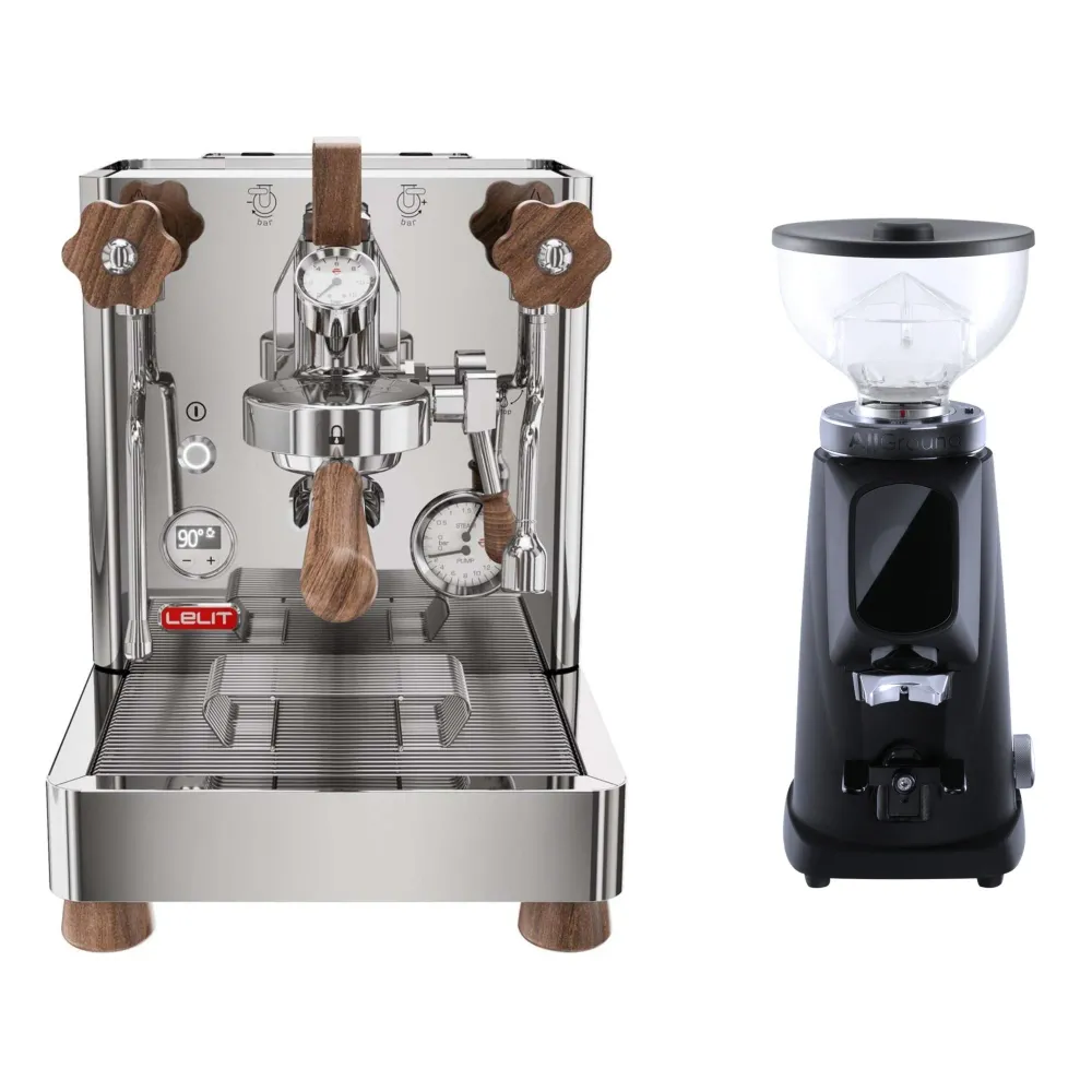 Lelit Bianca V3 set con macinacaffè Fiorenzato Allground Sense GBW Nero