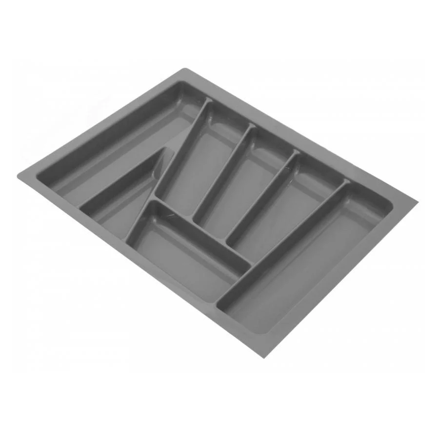 Portaposate per cassetti 600mm - Profondità: 430mm - Metallico NTP