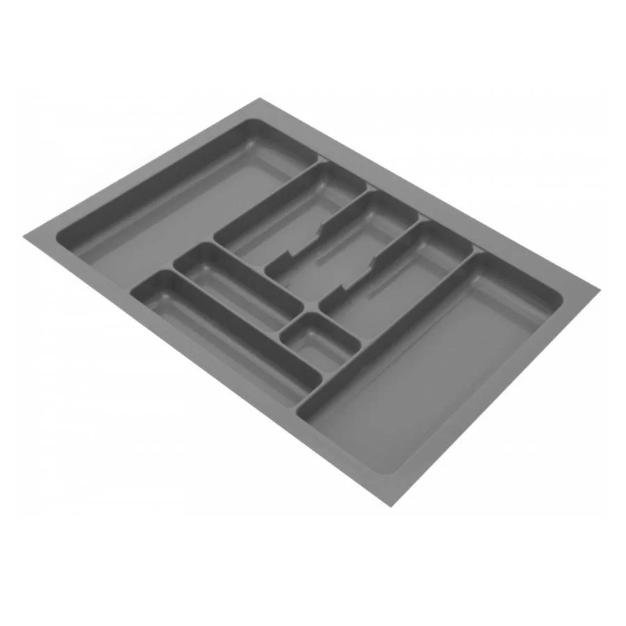 Portaposate per cassetti 700mm - Profondità: 490mm - Metallico NTP