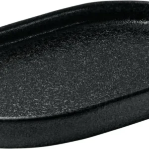 Parco giochi nara plate oval nero 18 cm
