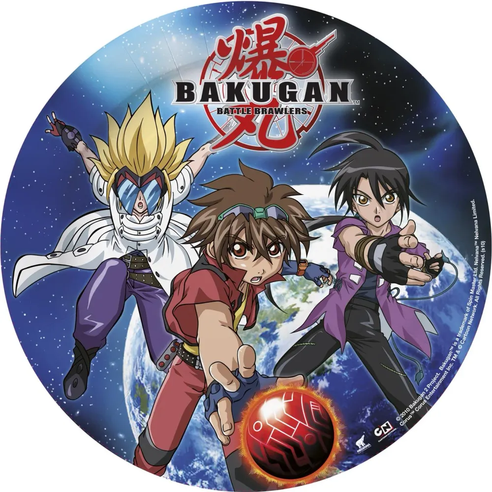 10 PIATTI BAKUGAN GRANDI