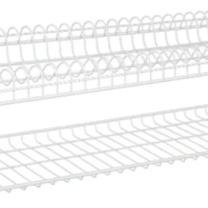 Scolapiatti Plastificato Due Moduli Cm. 76