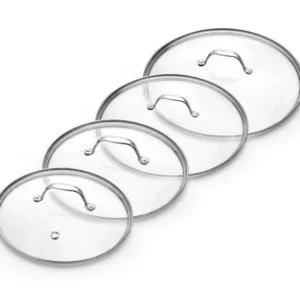 SET COPERCHI VETRO 24/26/28/30 CM – 4 PEZZI