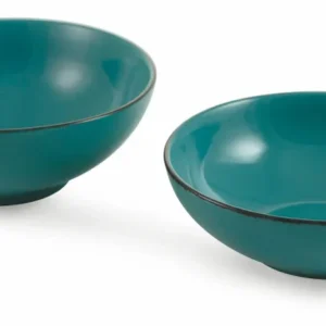 Set 2 Insalatiere Gres Villa d'Este Home Tivoli Baita Glazed Turchesi