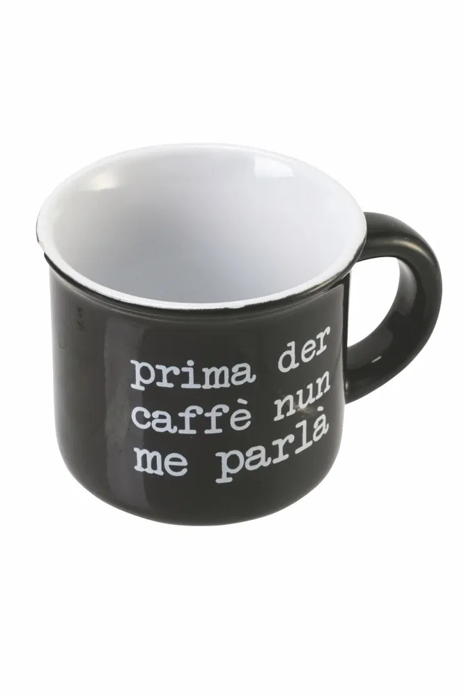 Set 6 Tazzine Caffè 90 ml Porcellana Villa d'Este Home Tivoli Spqr
