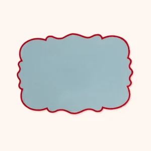 Set 2 Tovagliette Azzurro/Rosso