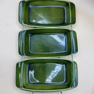Set Tre Teglie Piccole Da Forno Con Supporto Boch