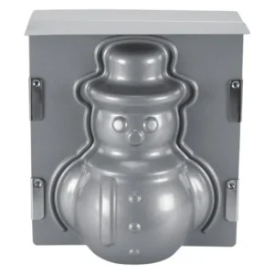 STÄDTER stampo da forno pupazzo di neve 3D 19x21x12 cm argento We love Baking