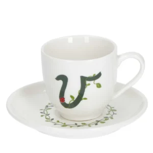 Tazza Caffe' C/P Lettera 'V'