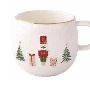Tazza porcelllana da 400 ml della linea "Let it snow" di Easy Life