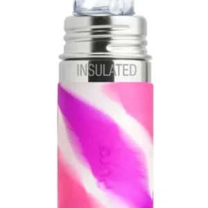 <tc>Pura</tc> Beccuccio per borraccia Thermos<tc>succhietto</tc> Acciaio inox 260Ml Set Pink Swirl 4 pezzi