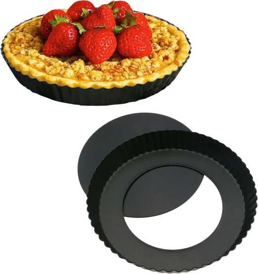 Teglia Tortiera Antiaderente Base Per Torte Crostate Pizze Diametro 28cm