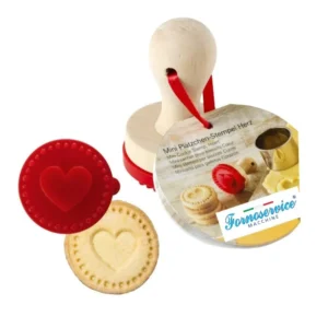 TIMBRO CUORE PER BISCOTTI Ø5 CM