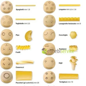 Trafila bronzo pro sfoglia 100mm per macchina per la pasta "chef casa" Imperia