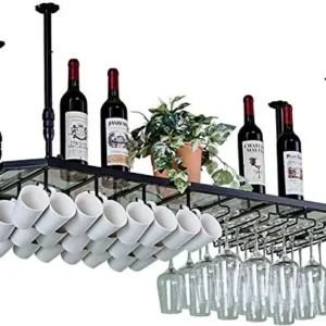 UYZ Portabicchieri per Vino Rosso, Decorazione bancone Bar Europeo Capovolto, Appendiabiti, Sospensione per calici Domesti...
