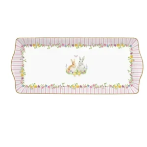 Vassoio porcellana colour box, 35x15 cm. Collezione Happy Easter di Easy Life.