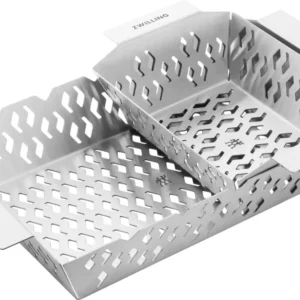 Zwilling Kitchen BBQ+ Gillkorb 2Tlg. S+M, acciaio inossidabile 222.014.010
