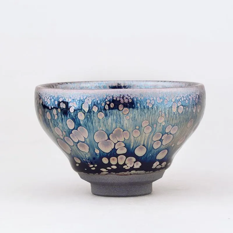 Lacrime Tenmoku Tea Cup Ceramica Tea Bowl Kiln Kungfu Tesa cinese Traditional Cultural Heritage / Jian Zhan