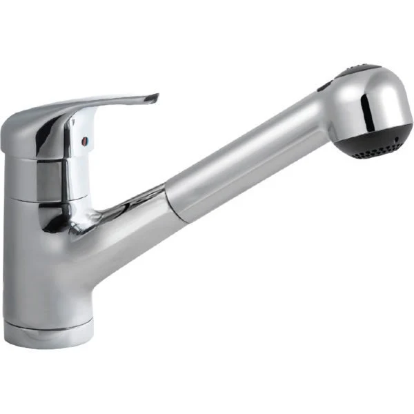 Hamat - EVPO-1000 PC - Dual Function Pull Out Kitchen Faucet, Polished Cromo
