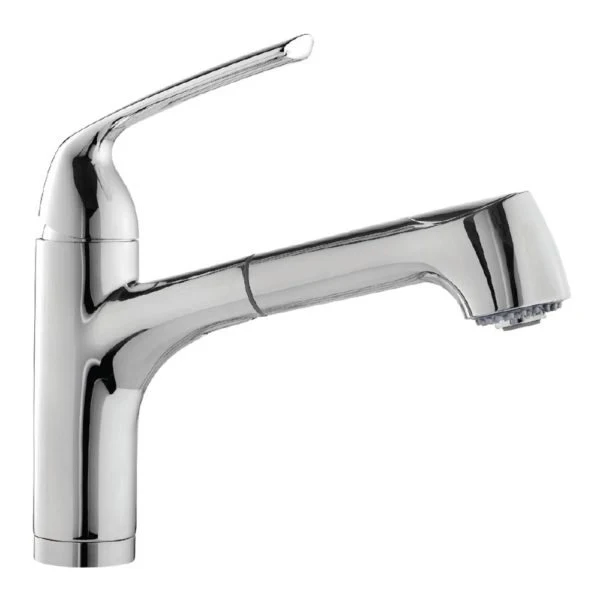 Hamat - QUPO-2010 PC - Quantum Bar Dual Function Pull Out Kitchen Faucet Lucido Chrome