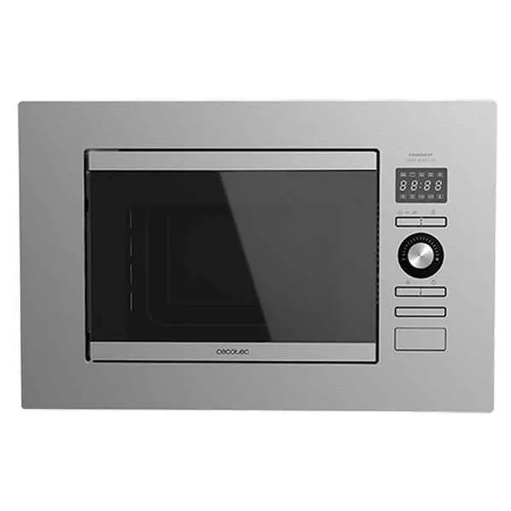 Microonde da Incasso Cecotec GrandHeat 2090 Built- Steel 1250 W 20 L Nero Acciaio