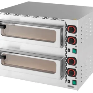 Forno Pizza Casselin - 400 - con 2 camere di cottura CFRP2400