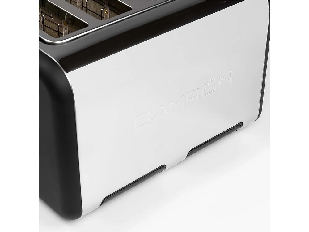 Tostapane doppio retrò 1500W Nero/Argento Dayron